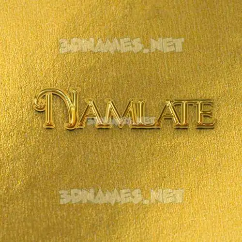 namlate in All Gold style - 3D name wallpaper namlate in All Gold style - 3D name wallpaper