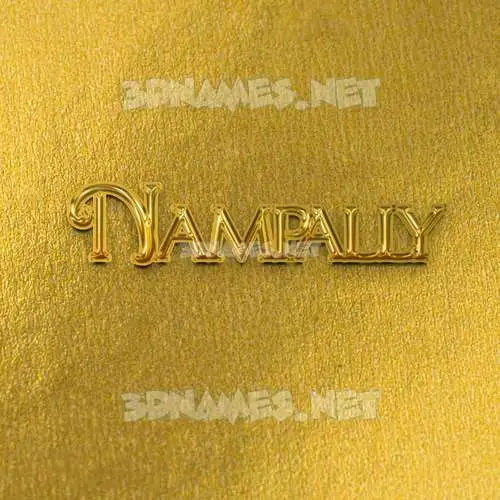 nampally in All Gold style - 3D name wallpaper nampally in All Gold style - 3D name wallpaper