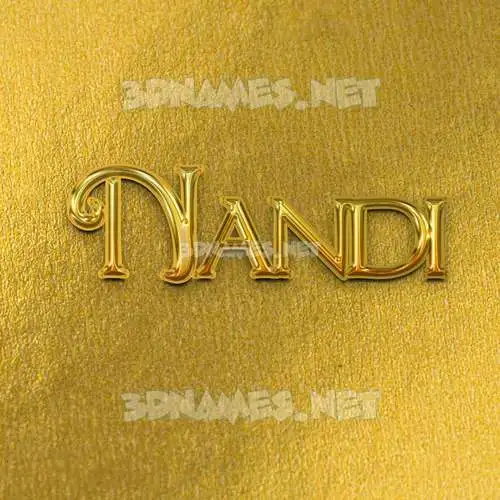 nandi in All Gold style - 3D name wallpaper nandi in All Gold style - 3D name wallpaper
