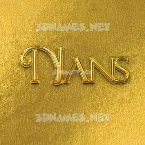 nans in All Gold style - 3D name wallpaper nans in All Gold style - 3D name wallpaper