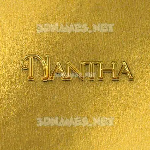 nantha in All Gold style - 3D name wallpaper nantha in All Gold style - 3D name wallpaper