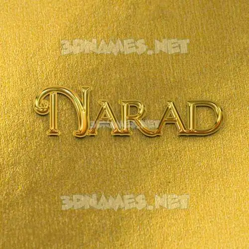narad in All Gold style - 3D name wallpaper narad in All Gold style - 3D name wallpaper