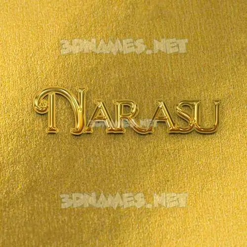 narasu in All Gold style - 3D name wallpaper narasu in All Gold style - 3D name wallpaper