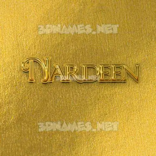 nardeen in All Gold style - 3D name wallpaper nardeen in All Gold style - 3D name wallpaper
