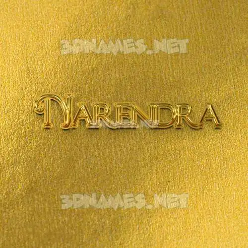 narendra in All Gold style - 3D name wallpaper narendra in All Gold style - 3D name wallpaper