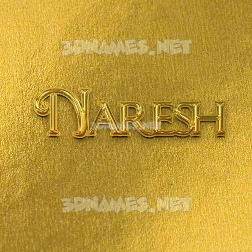 naresh in All Gold style - 3D name wallpaper naresh in All Gold style - 3D name wallpaper