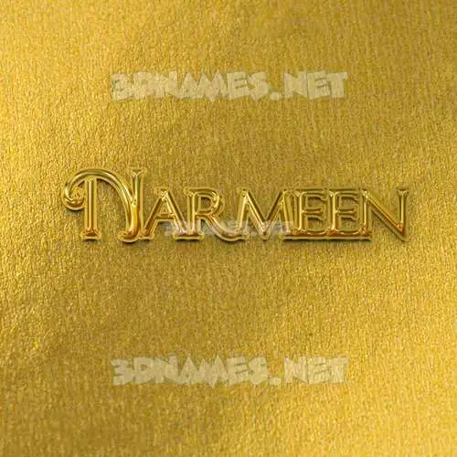 narmeen in All Gold style - 3D name wallpaper narmeen in All Gold style - 3D name wallpaper