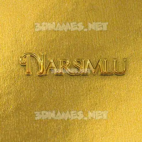 narsimlu in All Gold style - 3D name wallpaper narsimlu in All Gold style - 3D name wallpaper