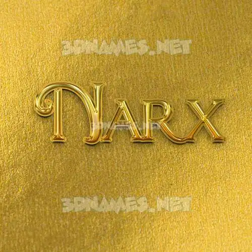 narx in All Gold style - 3D name wallpaper narx in All Gold style - 3D name wallpaper