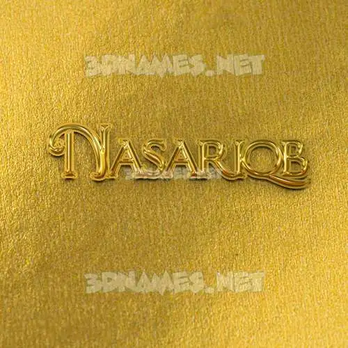 nasariqb in All Gold style - 3D name wallpaper nasariqb in All Gold style - 3D name wallpaper