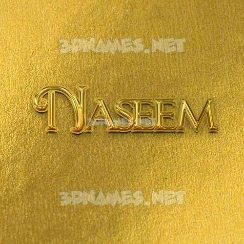 naseem in All Gold style - 3D name wallpaper naseem in All Gold style - 3D name wallpaper