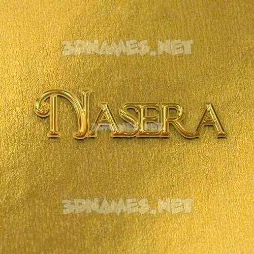 nasera in All Gold style - 3D name wallpaper nasera in All Gold style - 3D name wallpaper