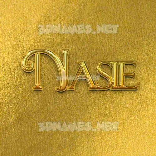 nasie in All Gold style - 3D name wallpaper nasie in All Gold style - 3D name wallpaper