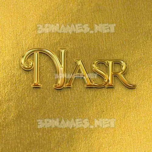 nasr in All Gold style - 3D name wallpaper nasr in All Gold style - 3D name wallpaper