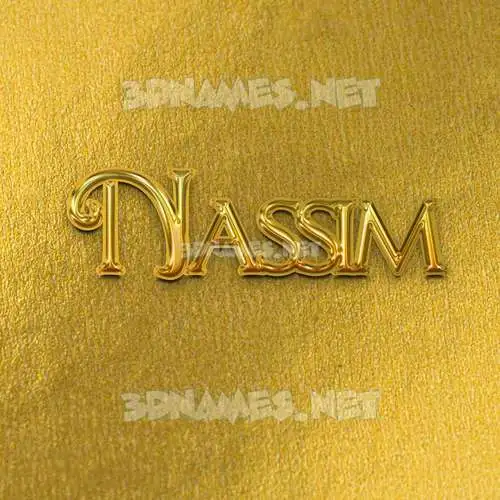 nassim in All Gold style - 3D name wallpaper nassim in All Gold style - 3D name wallpaper
