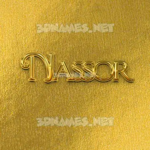 nassor in All Gold style - 3D name wallpaper nassor in All Gold style - 3D name wallpaper