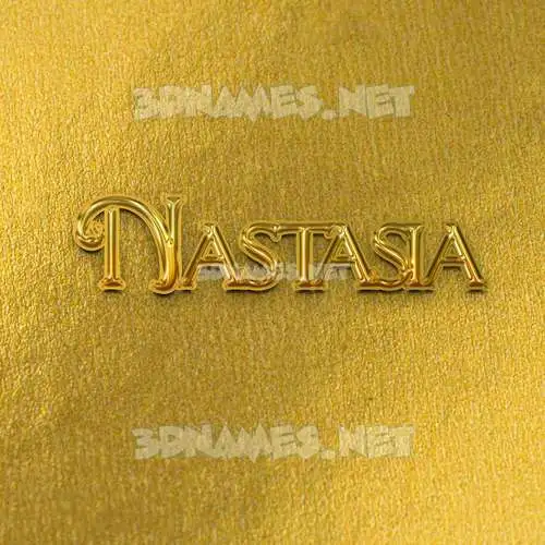 nastasia in All Gold style - 3D name wallpaper nastasia in All Gold style - 3D name wallpaper