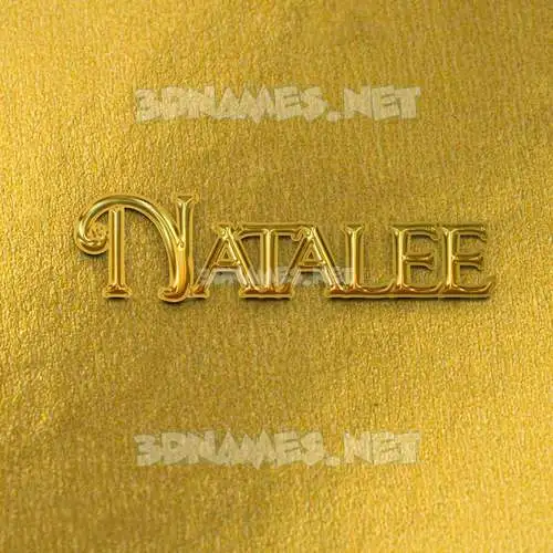 natalee in All Gold style - 3D name wallpaper natalee in All Gold style - 3D name wallpaper