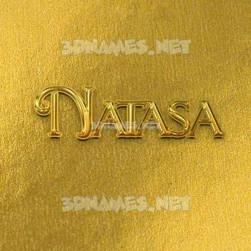natasa in All Gold style - 3D name wallpaper natasa in All Gold style - 3D name wallpaper