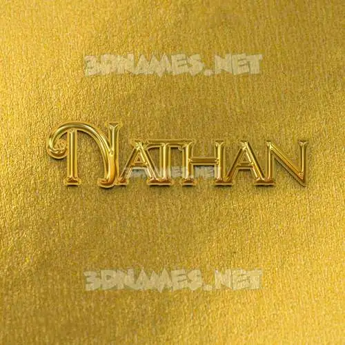 nathan in All Gold style - 3D name wallpaper nathan in All Gold style - 3D name wallpaper