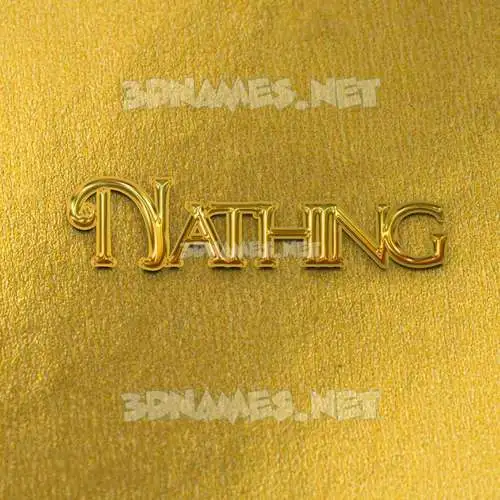 nathing in All Gold style - 3D name wallpaper nathing in All Gold style - 3D name wallpaper
