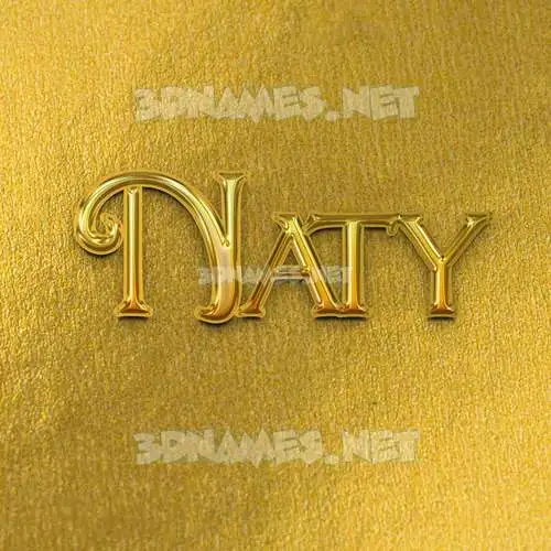 naty in All Gold style - 3D name wallpaper naty in All Gold style - 3D name wallpaper