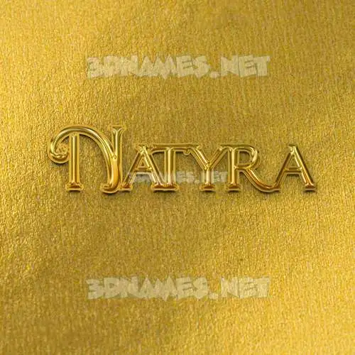 natyra in All Gold style - 3D name wallpaper natyra in All Gold style - 3D name wallpaper