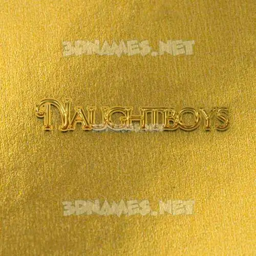 naughtboys in All Gold style - 3D name wallpaper naughtboys in All Gold style - 3D name wallpaper