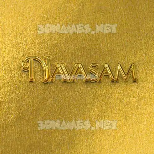 navasam in All Gold style - 3D name wallpaper navasam in All Gold style - 3D name wallpaper