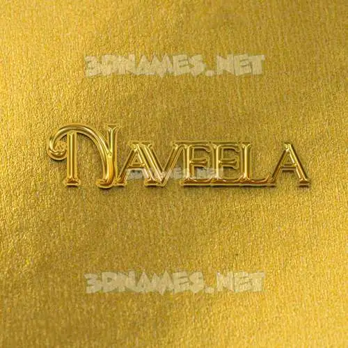 naveela in All Gold style - 3D name wallpaper naveela in All Gold style - 3D name wallpaper
