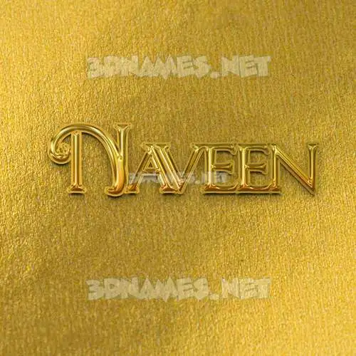 naveen in All Gold style - 3D name wallpaper naveen in All Gold style - 3D name wallpaper
