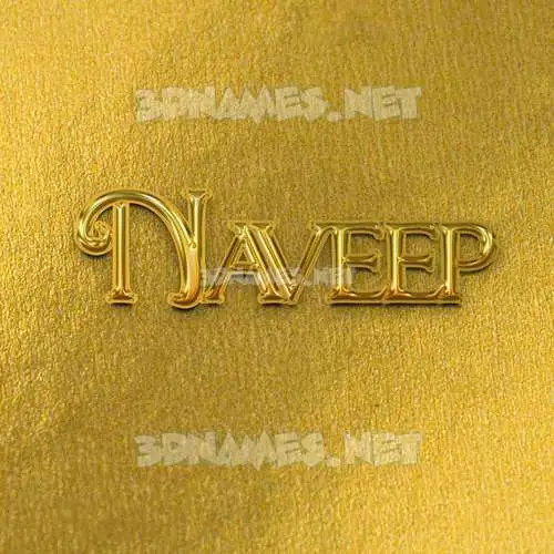 naveep in All Gold style - 3D name wallpaper naveep in All Gold style - 3D name wallpaper