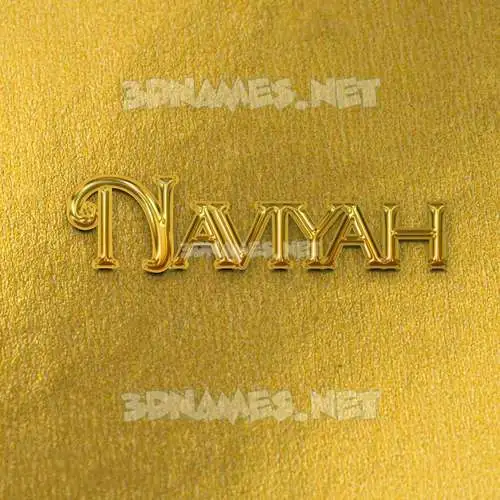 naviyah in All Gold style - 3D name wallpaper naviyah in All Gold style - 3D name wallpaper