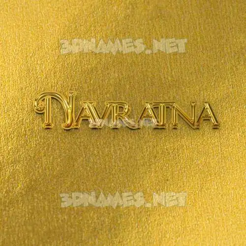 navratna in All Gold style - 3D name wallpaper navratna in All Gold style - 3D name wallpaper