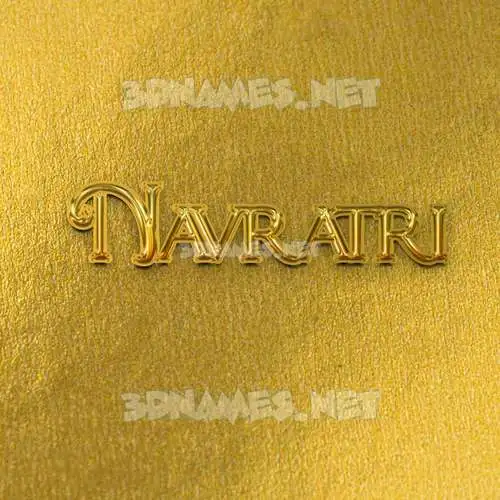 navratri in All Gold style - 3D name wallpaper navratri in All Gold style - 3D name wallpaper