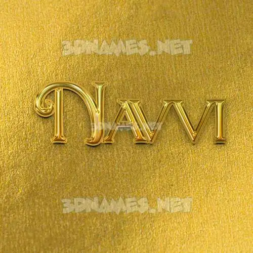 navvi in All Gold style - 3D name wallpaper navvi in All Gold style - 3D name wallpaper