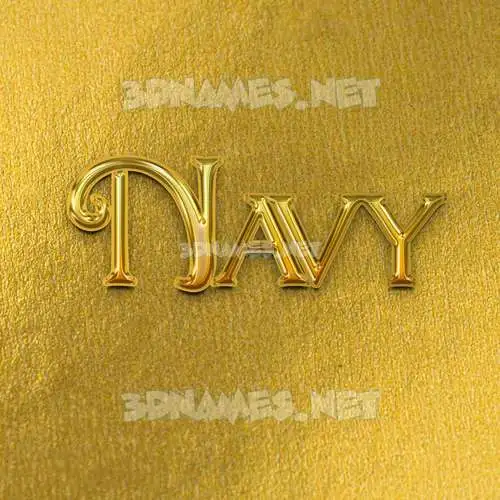 navy in All Gold style - 3D name wallpaper navy in All Gold style - 3D name wallpaper