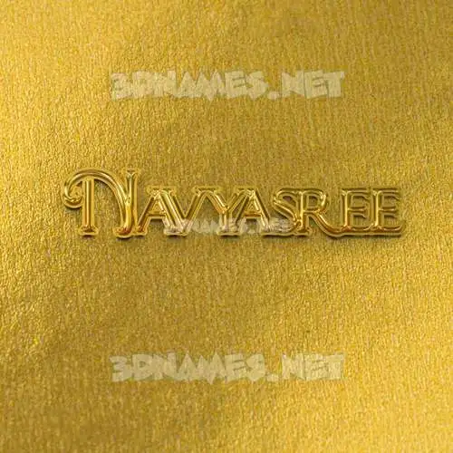 navyasree in All Gold style - 3D name wallpaper navyasree in All Gold style - 3D name wallpaper