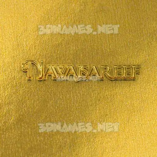 nawajsareef in All Gold style - 3D name wallpaper nawajsareef in All Gold style - 3D name wallpaper