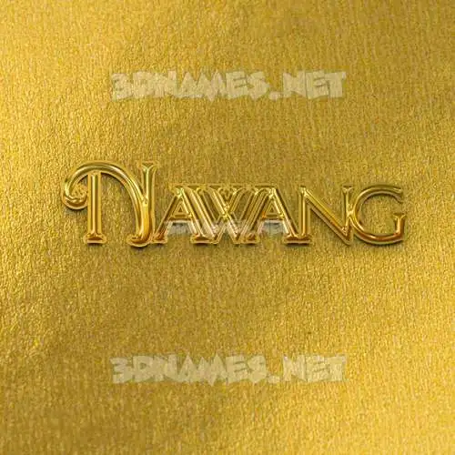 nawang in All Gold style - 3D name wallpaper nawang in All Gold style - 3D name wallpaper