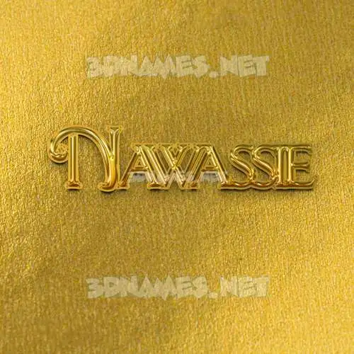 nawassie in All Gold style - 3D name wallpaper nawassie in All Gold style - 3D name wallpaper