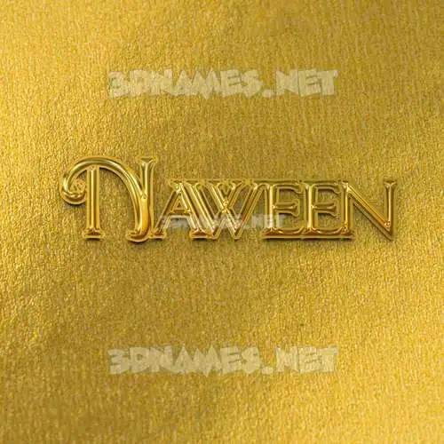 naween in All Gold style - 3D name wallpaper naween in All Gold style - 3D name wallpaper
