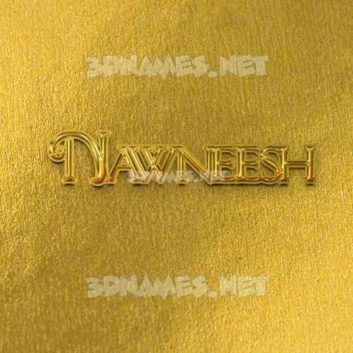 nawneesh in All Gold style - 3D name wallpaper nawneesh in All Gold style - 3D name wallpaper