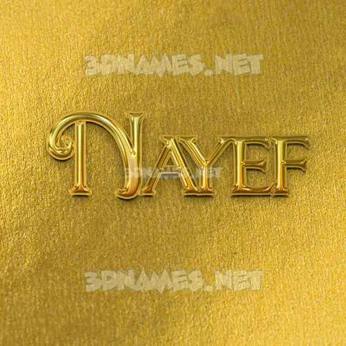 nayef in All Gold style - 3D name wallpaper nayef in All Gold style - 3D name wallpaper