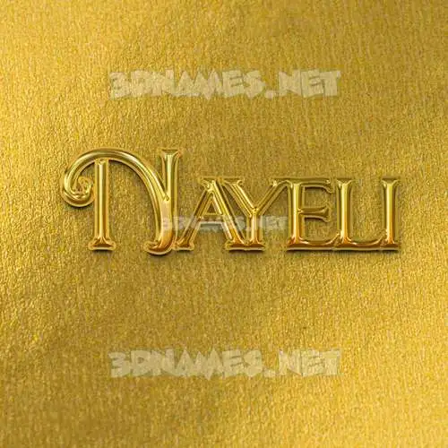 nayeli in All Gold style - 3D name wallpaper nayeli in All Gold style - 3D name wallpaper