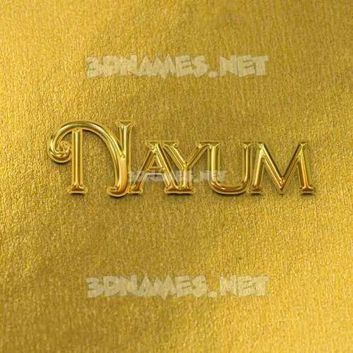 nayum in All Gold style - 3D name wallpaper nayum in All Gold style - 3D name wallpaper