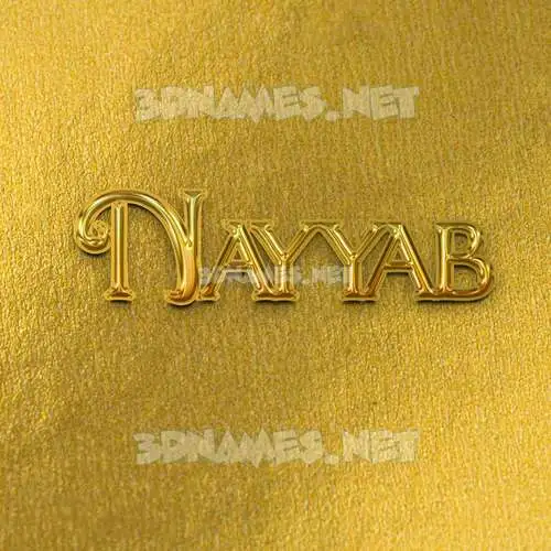 nayyab in All Gold style - 3D name wallpaper nayyab in All Gold style - 3D name wallpaper