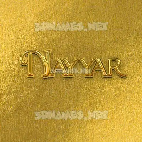 nayyar in All Gold style - 3D name wallpaper nayyar in All Gold style - 3D name wallpaper