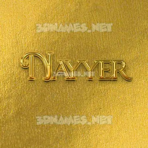 nayyer in All Gold style - 3D name wallpaper nayyer in All Gold style - 3D name wallpaper