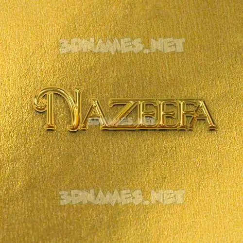 nazeefa in All Gold style - 3D name wallpaper nazeefa in All Gold style - 3D name wallpaper
